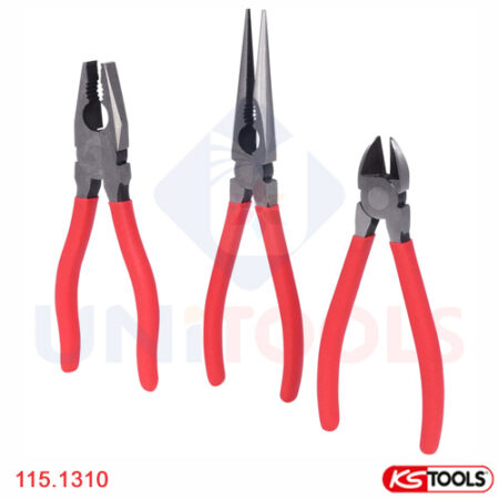 Bộ kìm cổ điển 3 món 165 - 200 mm KS Tools 115.1310