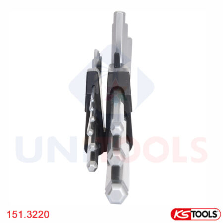 Bộ lục giác đầu tròn 9 cây Ks Tools 151.3220