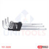 Bộ lục giác đầu tròn 9 cây Ks Tools 151.3220
