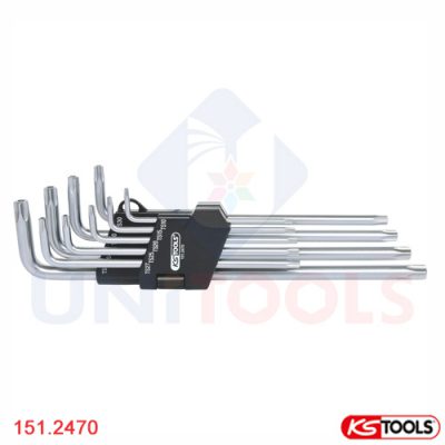 Bộ lục giác hoa thị 9 cây Germany Ks Tools 151.2470