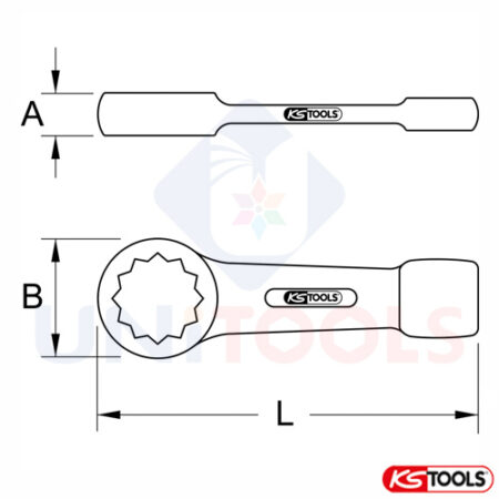 Cờ lê vòng đóng Germany KS Tools_1