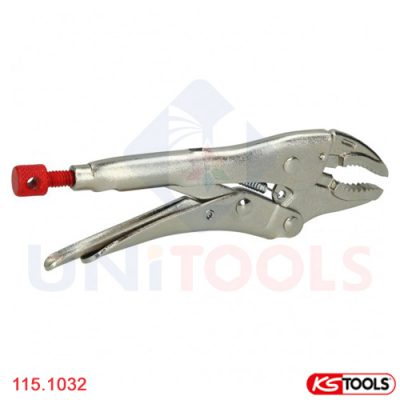 kìm chết mỏ cong 7 inch ks tools 115.1032