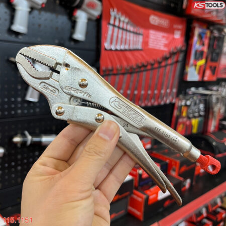 kìm bấm chết ngàm chữ V KS Tools 115.1151