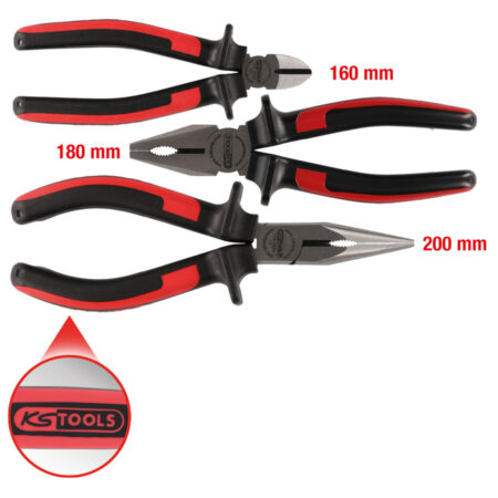 ks tools 115.1010 bộ kìm đa năng 3 cây made in Germany