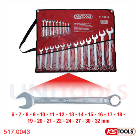 bộ cờ lê vòng miệng 21 cây KS Tools
