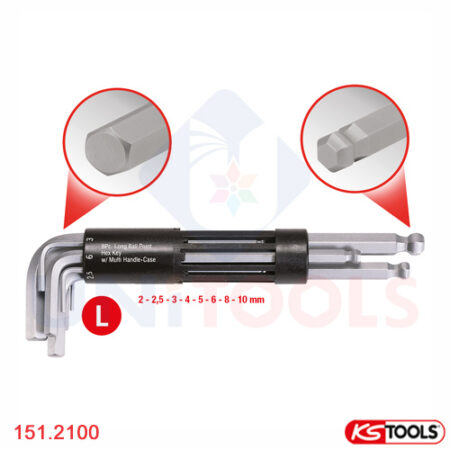 Bộ lục giác đầu bi 8 cây Ks Tools 151.2100