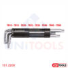 Bộ lục giác đầu sao 8 cây Germany Ks Tools 151.2200