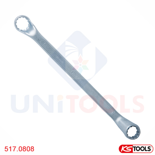Cờ lê 2 đầu tròng nghiêng 13 mm – 17 mm KS Tools 517.0808