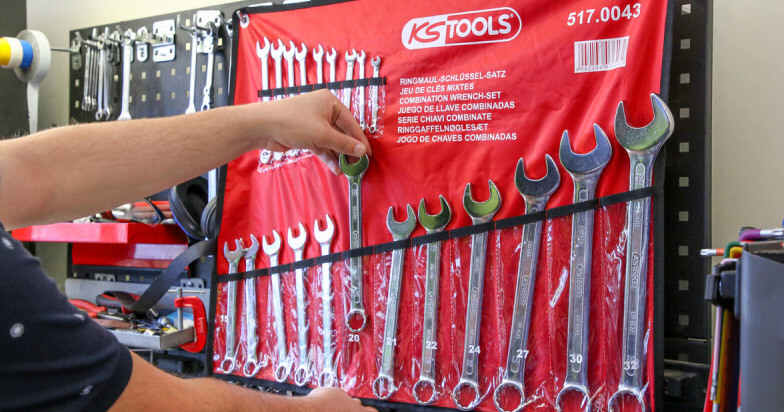 Cờ lê vòng miệng Ks Tools phổ biến