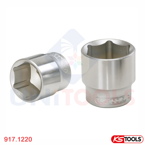 Đầu khẩu vuông 1/2 inch 6 cạnh KS Tools 917.1220