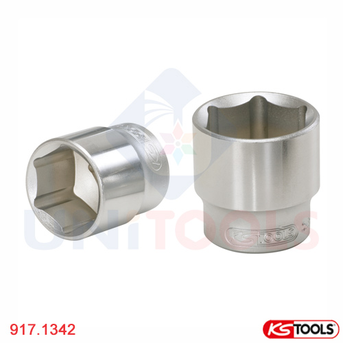 Đầu tuýp 1/2 inch 42 mm vuông 6 cạnh KS Tools 917.1342_1