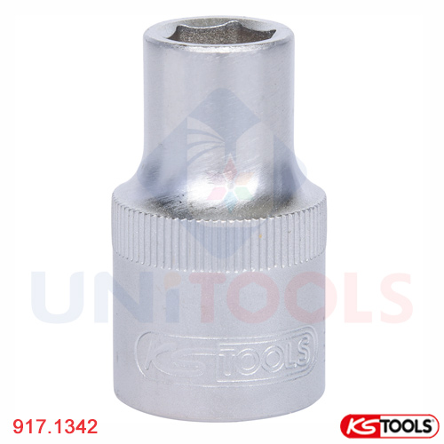 Đầu tuýp 1/2 inch 42 mm vuông 6 cạnh KS Tools 917.1342