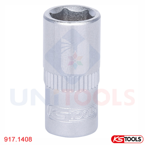 Đầu tuýp vuông 1/4 inch 8 mm 6 cạnh KS Tools 917.1408_1
