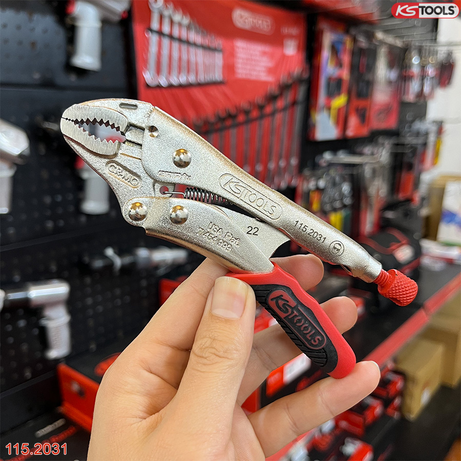 kìm bấm chết tay cầm kiểu Mỹ KS Tools 115.2031