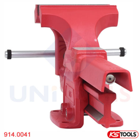 Ê tô thép độ mở ngàm 90 mm KS Tools 914.0041_1