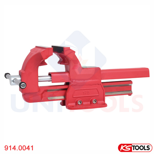 Ê tô thép độ mở ngàm 90 mm KS Tools 914.0041
