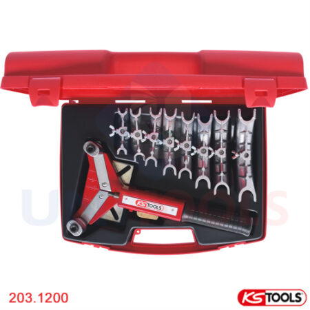 Bộ dụng cụ uốn ống tay đơn 9 chiếc KS Tools 203.1200