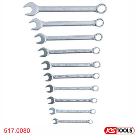 bộ cờ lê vòng miệng classic 10 chiếc KS Tools
