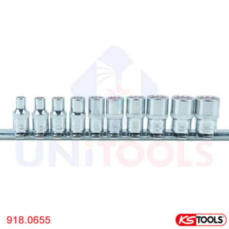 Bộ đầu khẩu 1/2 inch 10-19 mm KS Tools 918.0655_1