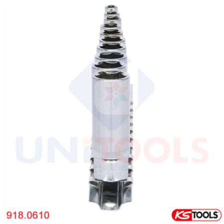 Bộ khẩu 6 point 1/4 inch 10 chiếc KS Tools 918.0610_2