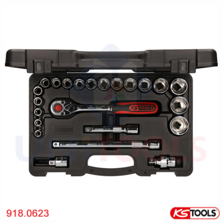 Bộ khẩu tay vặn 1/2 inch 23 chi tiết KS Tools 918.0623