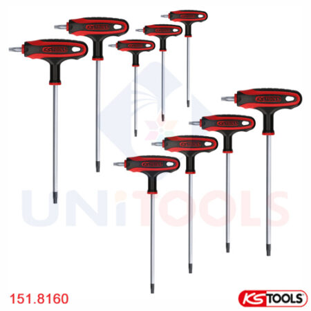 Bộ lục giác 9 cây chống rung TB10-TB50 KS Tools 151.8160_1