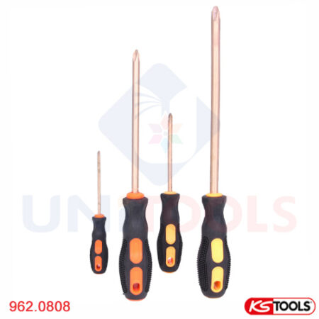 Bộ tô vít 4 cạnh 4 cây Bronze KS Tools model 962.0808_1