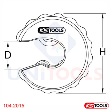 Dao cắt ống đồng 15 mm KS Tools 104.2015_1