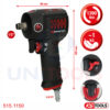 Súng khí nén 1390 Nm đầu vuông 1/2 inch KS Tools 515.1150
