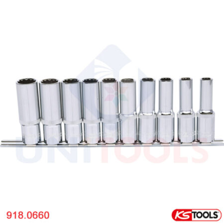 Bộ đầu khẩu 12 point 1/2 inch KS Tools 918.0660
