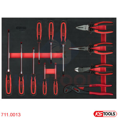 Bộ tô vít và kìm 12 chiếc KS Tools model 711.0013