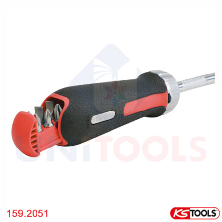 Tô vít đầu chuyển đổi và 7 đầu bít KS Tools 159.2051-1