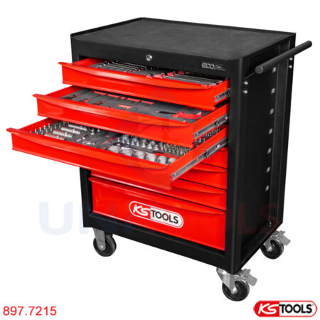 Tủ dụng cụ 7 ngăn 215 chi tiết Germany KS Tools 897.7215-1