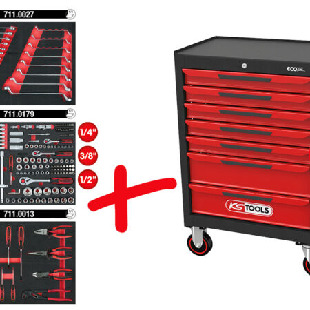 Tủ dụng cụ 7 ngăn 215 chi tiết Germany KS Tools 897.7215-2