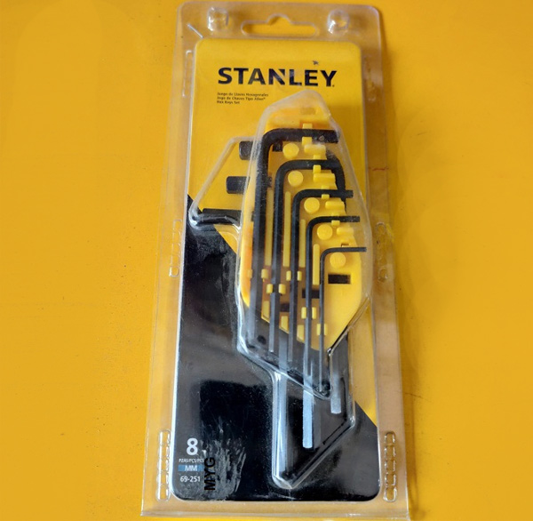 Bộ lục giác Stanley 69-251 8 cây 1-6 mm -1