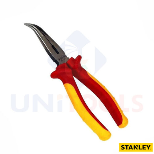 Kìm nhọn Stanley 84-008 mỏ cong cách điện 1000V