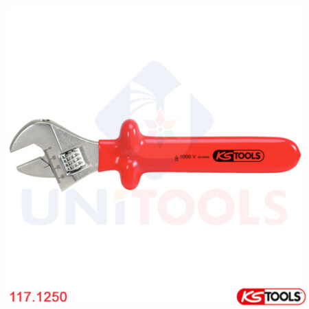 Mỏ lết 0-24 mm cách điện 1000V KS Tools 117.1250