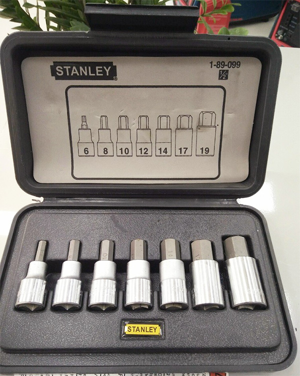 Bộ đầu bít Stanley 89-099 1/2 inch 6 cạnh 7 chi tiết-2