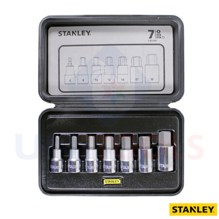 Bộ đầu bít Stanley 89-099 1/2 inch 6 cạnh 7 chi tiết
