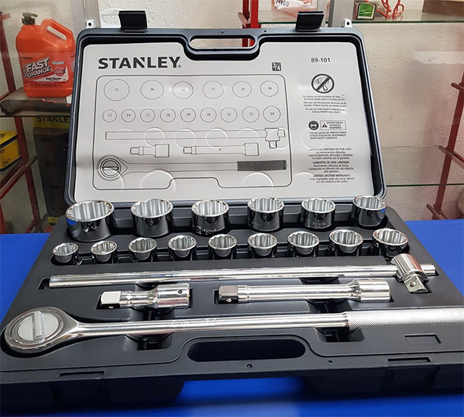 Bộ khẩu Stanley 89-101 3/4 inch 12 point 19 chi tiết-2