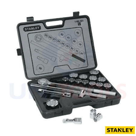 Bộ khẩu Stanley 89-101 3/4 inch 12 point 19 chi tiết