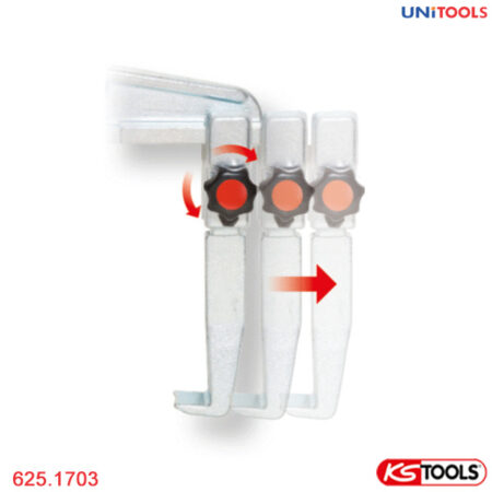 Bộ cảo lắp ghép 2-3 chấu 7 chiếc KS Tools 625.1703-2