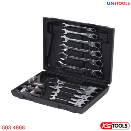 Bộ cờ lê tự động GEARplus 18 chiếc KS Tools 503.4868