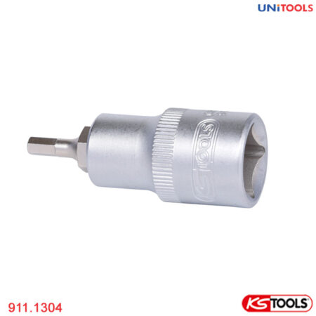 Đầu khẩu gắn bit lục giác KS Tools 911.1308-1