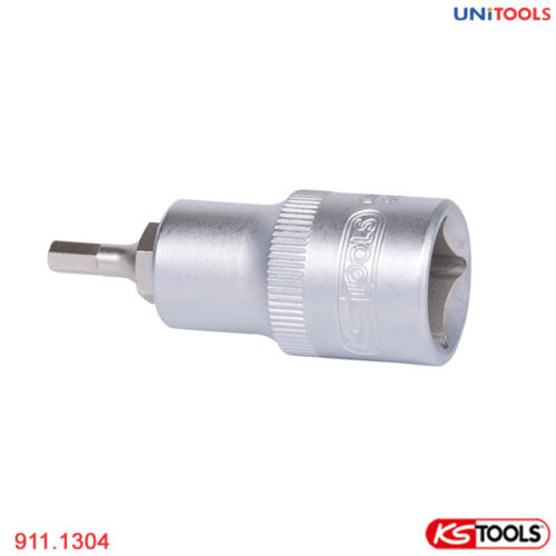 Đầu khẩu gắn bit lục giác KS Tools 911.1308-1