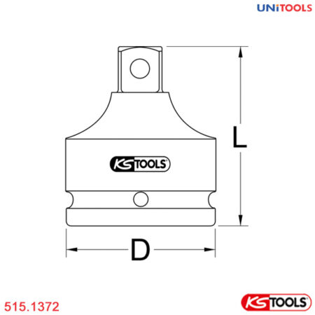 Đầu chuyển đổi 3/4 inch KS Tools 515.1372-1