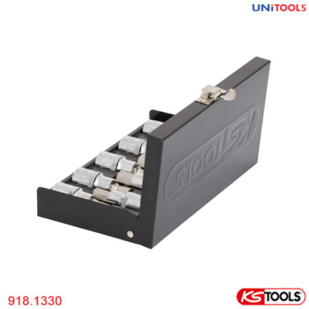 Bộ khẩu 1/2 inch gắn bit lục giác KS Tools 918.1330-1