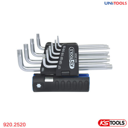Bộ lục giác hoa thị dài 10 cây KS Tools 920.2520
