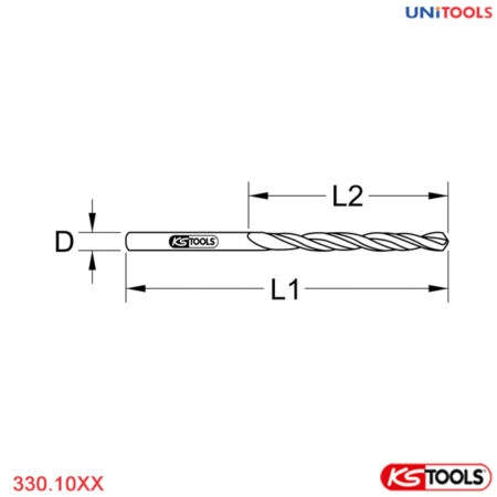 Mũi khoan sắt KS Tools - Germany-1