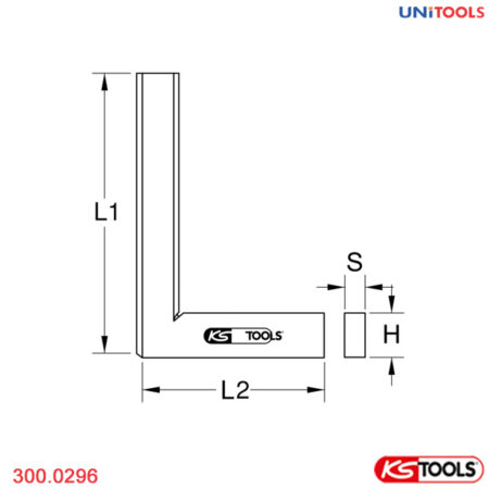 Thước đo góc KS Tools - Germany 300.0296-1